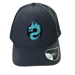 Gorra “No pain, no gain”, gris y turquesa