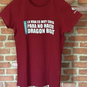 Camiseta “La vida es muy corta” (Unisex)